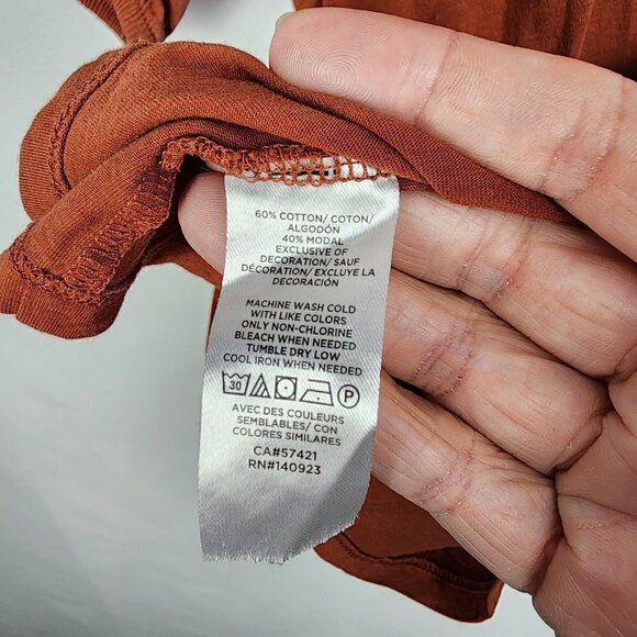 LOFT Crochet Puff Sleeve Top XS - Picture 4 of 4